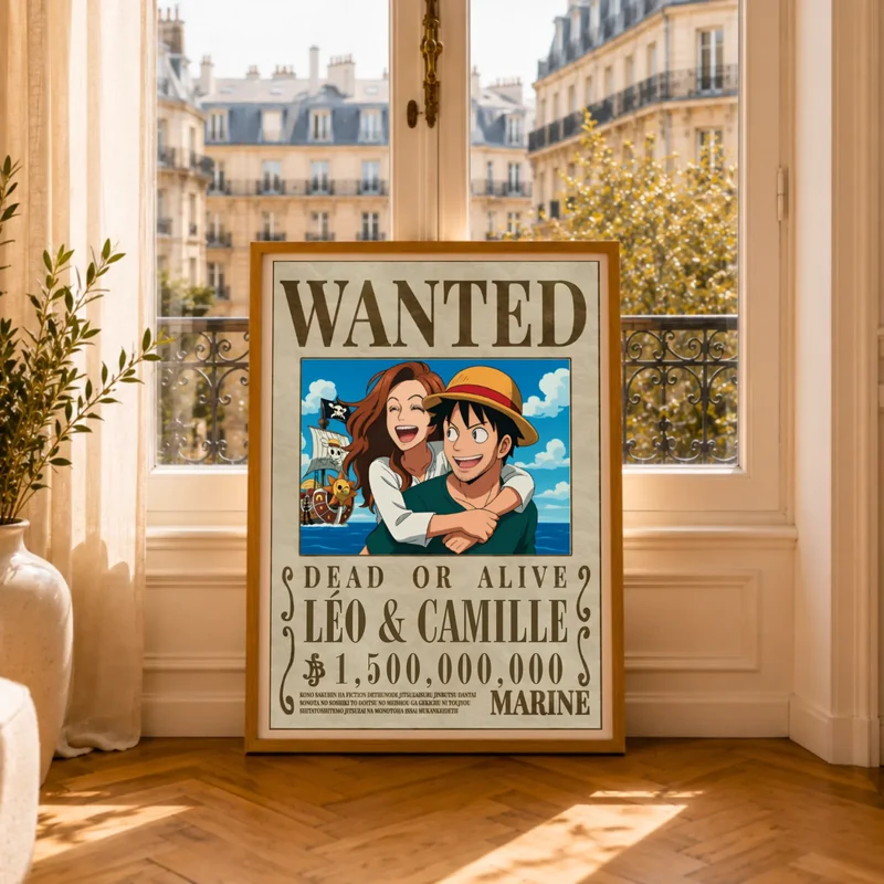 Affiche Personnalisée - Wanted One Pièce