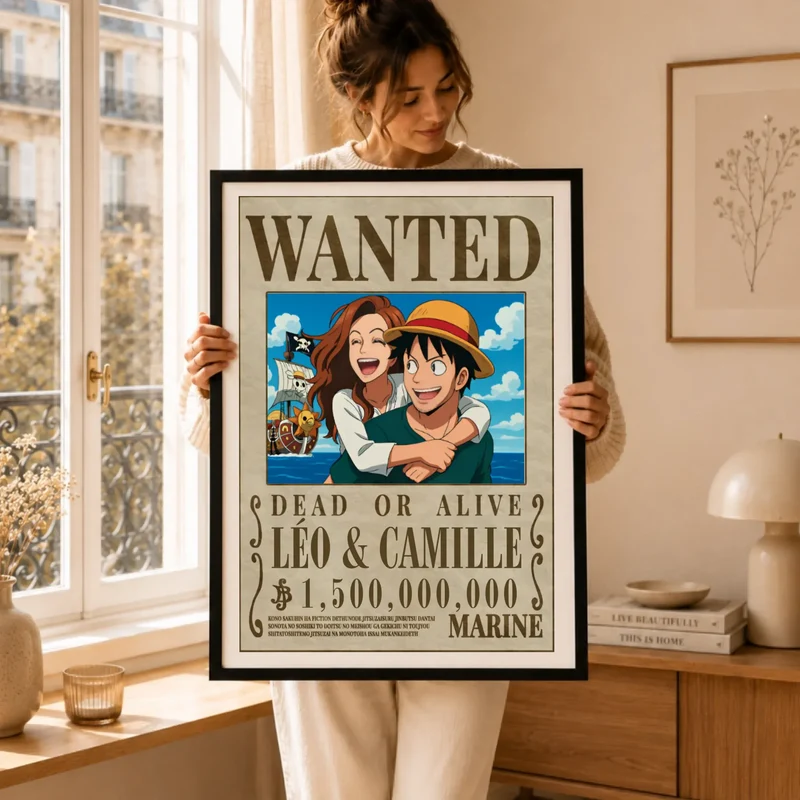 Affiche Personnalisée - Wanted One Pièce