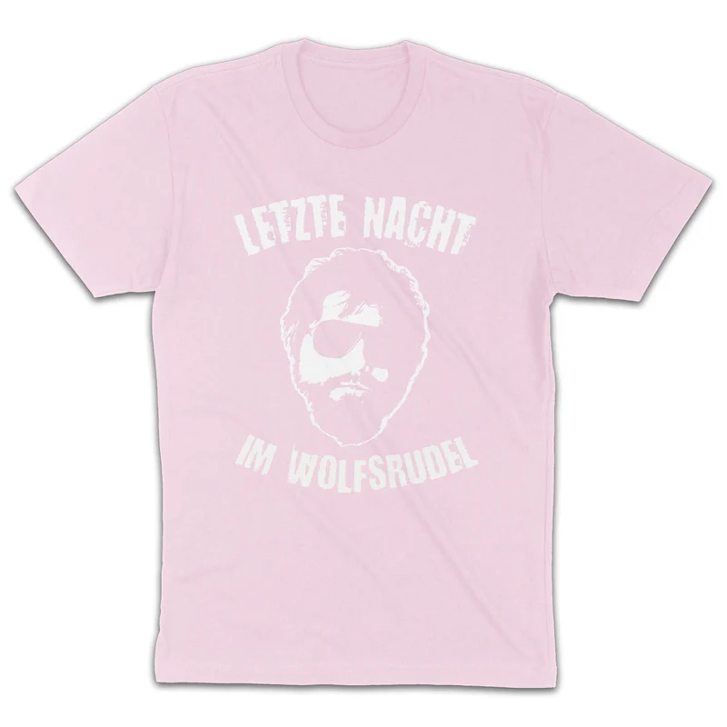 JGA Shirt Männer Letzte Nacht im Wolfsrudel Junggesellenabschied T-Shirts Hangover Shirt JGA Shirts lustig Party Shirts Bräutigam Wolfsrudel