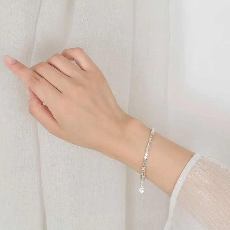 Beste Freunde Armband Silber