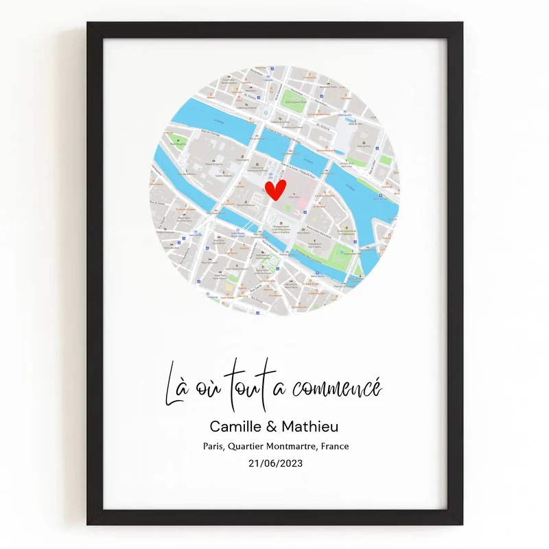 Affiche rencontre personnalisée