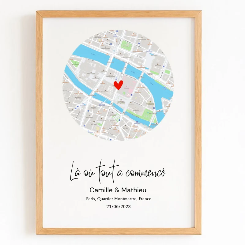 Affiche rencontre personnalisée