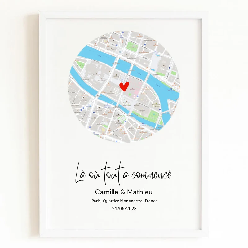 Affiche rencontre personnalisée