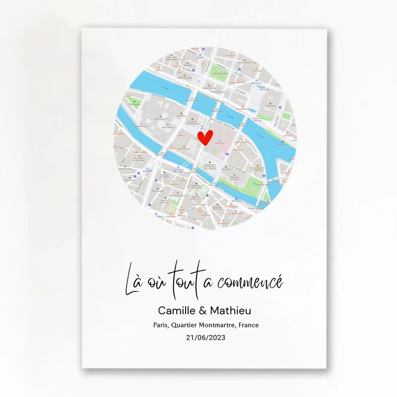 Affiche rencontre personnalisée