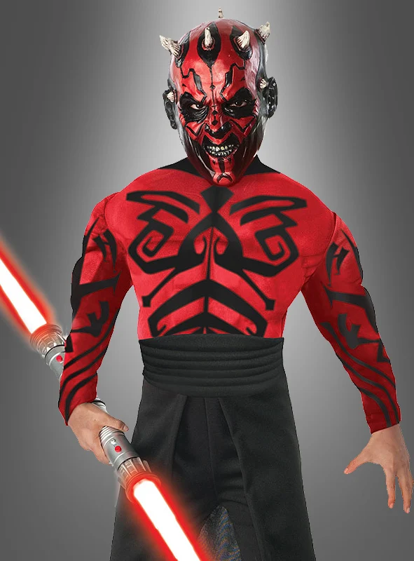 Darth Maul Kinderkostüm deluxe mit Muskeln