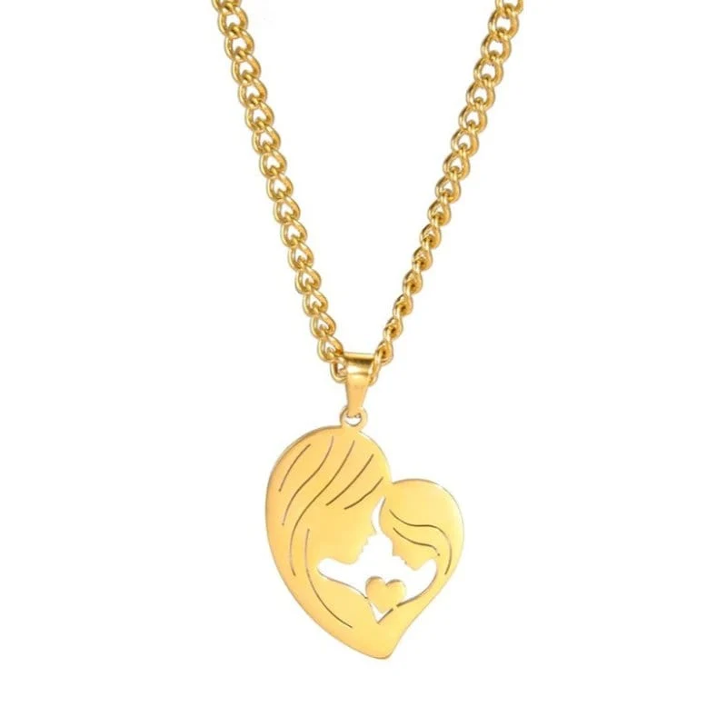 Silhouetten kette Mutter