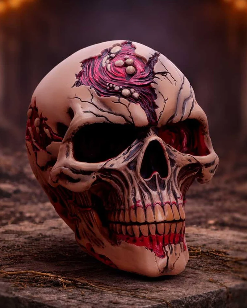 Hall of Horrors: The Walker of Death Totenkopf 15,5cm