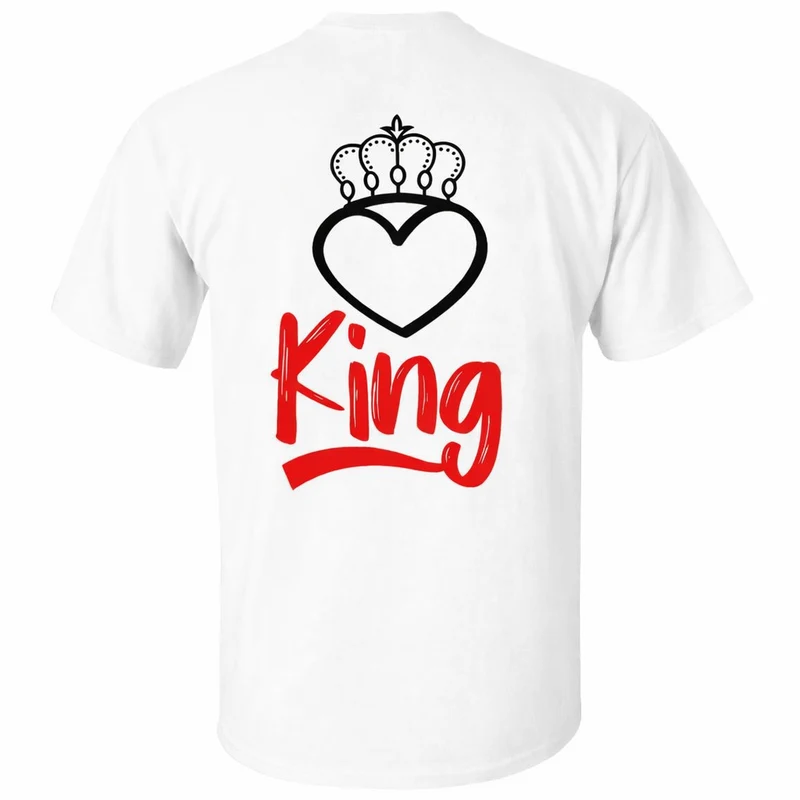 Pärchen T Shirt King Queen