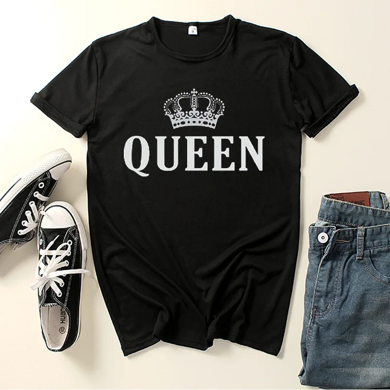 Paar T Shirts King Queen
