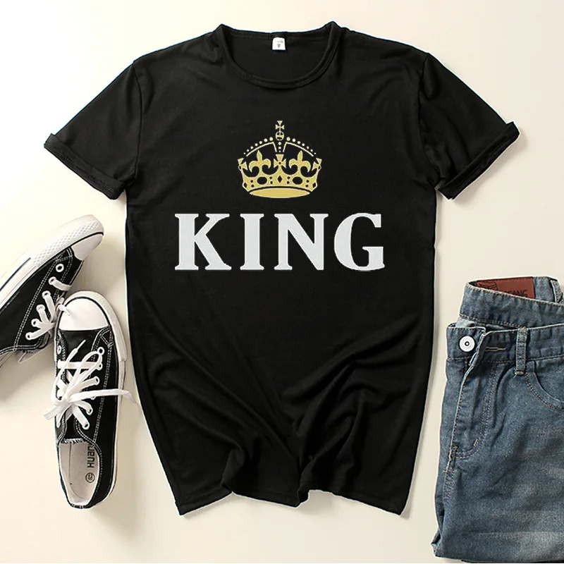 Paar T Shirts King Queen