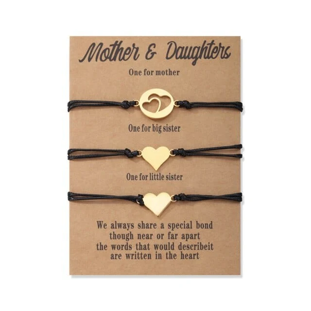 Set 3 Mutter Tochter Armbänder