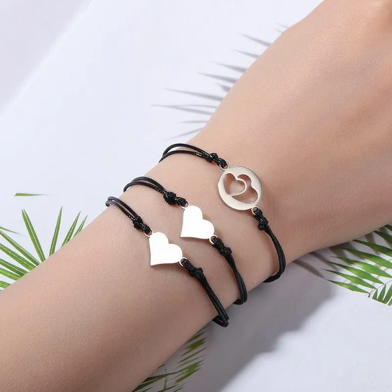 Set 3 Mutter Tochter Armbänder