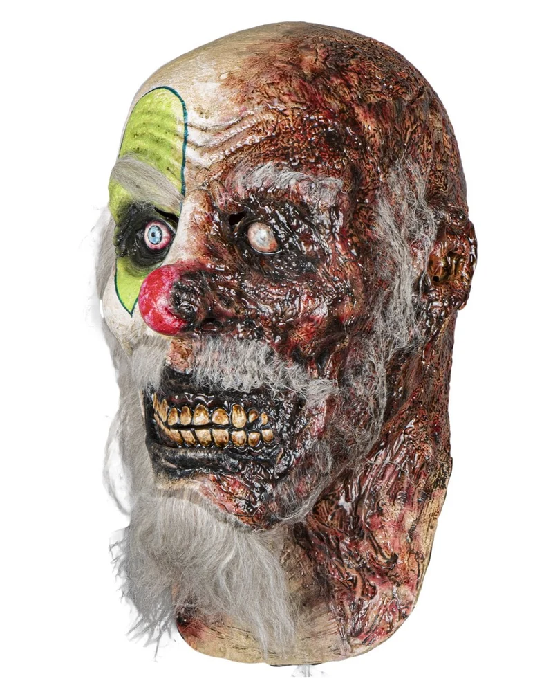 Fiery Napalm Horror-Clown Maske