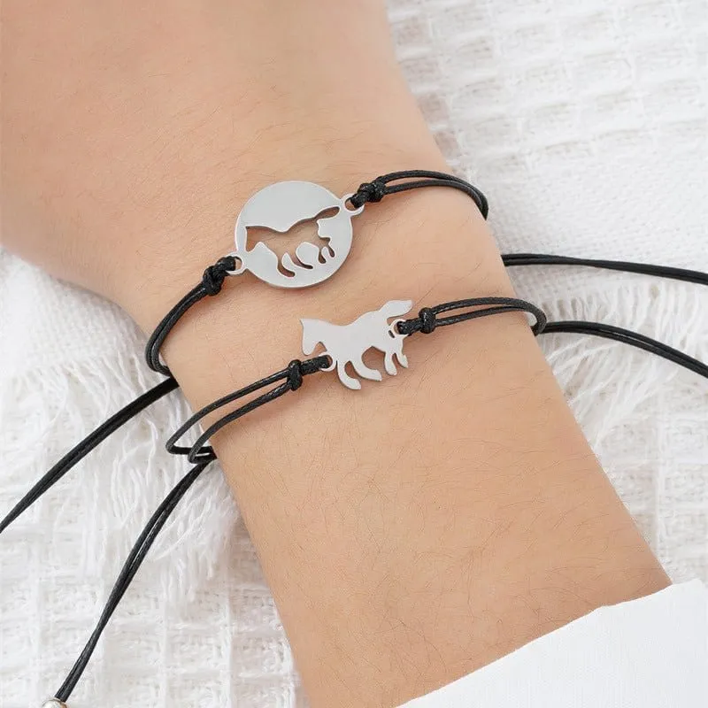 Mutter Und Tochter Armband Pferd