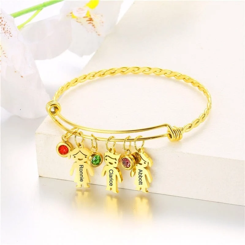 Personalisiertes Armband Familie