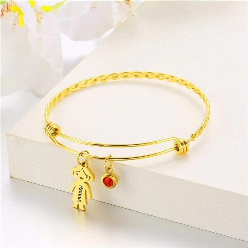 Personalisiertes Armband Familie