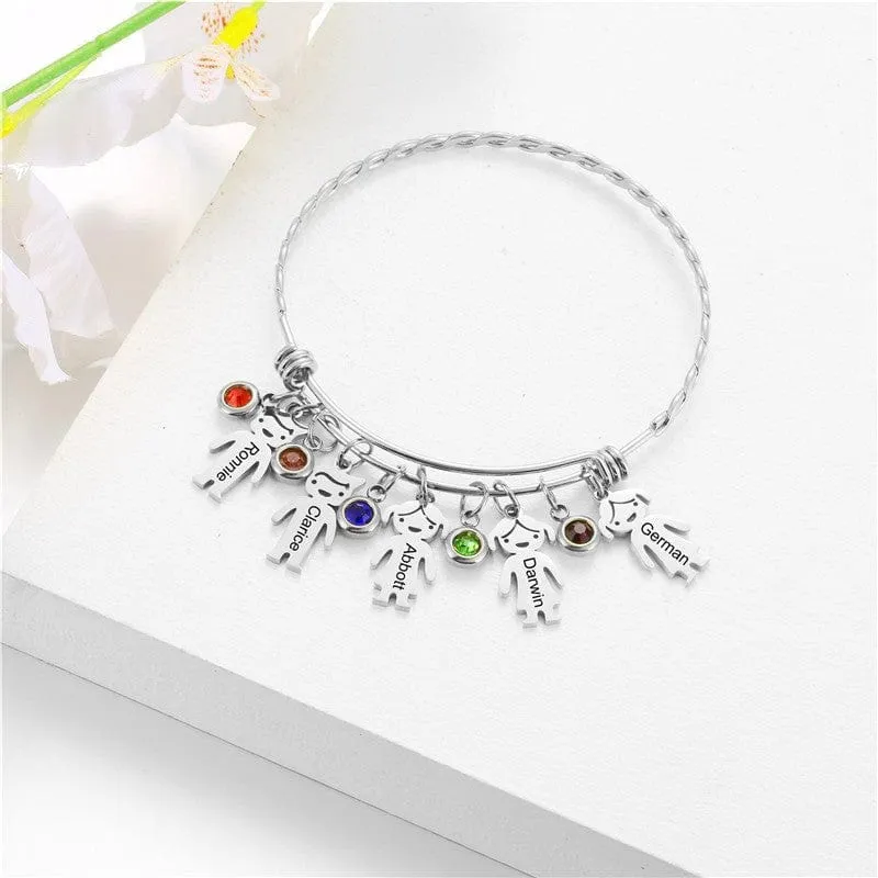 Personalisiertes Armband Familie