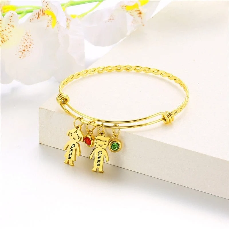 Personalisiertes Armband Familie