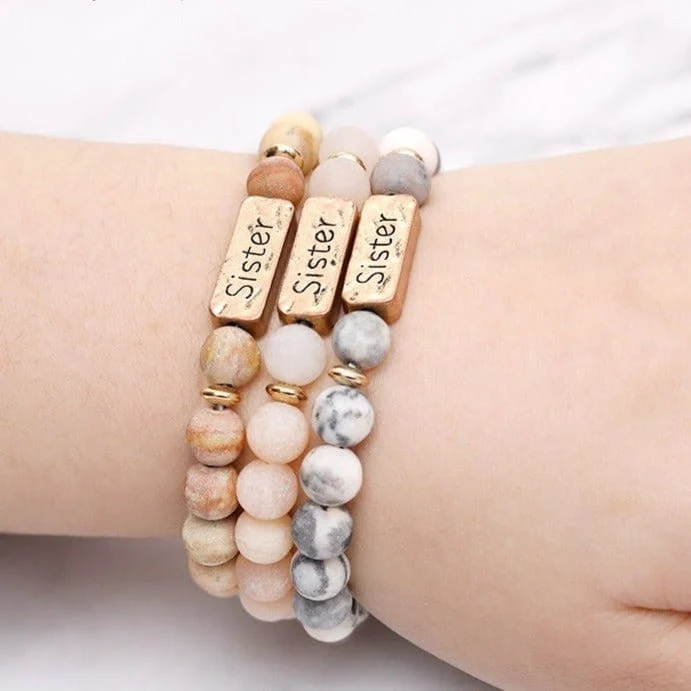 Sister Brother Armband (Nach Wahl)