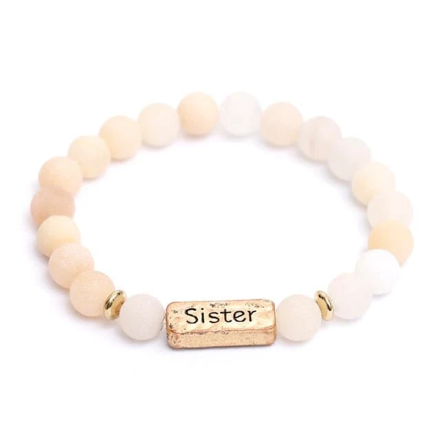 Sister Brother Armband (Nach Wahl)