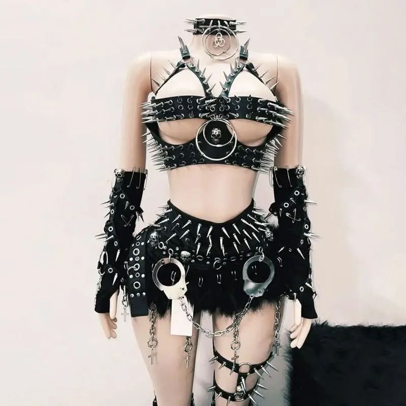 Leather rivet cut out o ring top