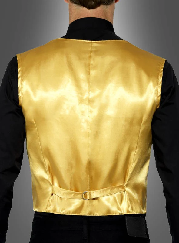 Weste gold mit Pailletten