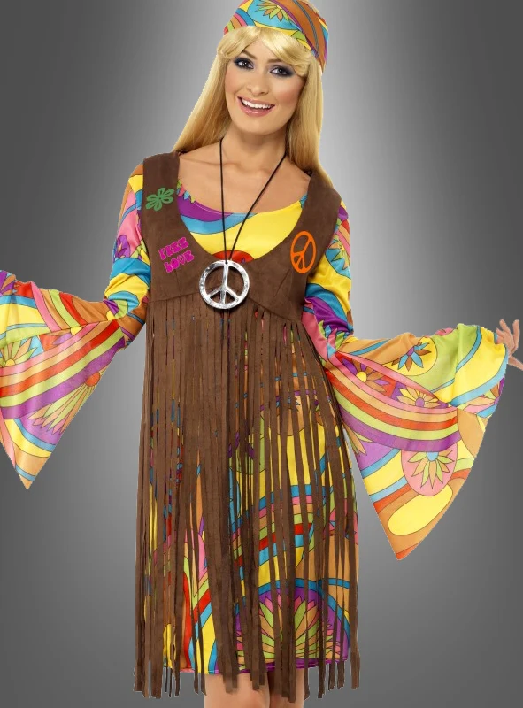 Hippiekostüm Sunny für Damen