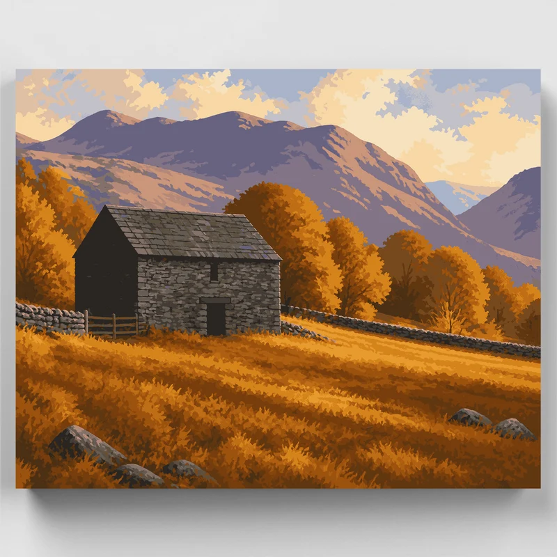 Borrowdale Stone Barn - Paint by Numbers Kit