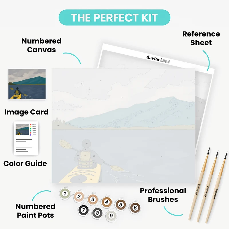 Coniston Water Crossing - Paint by Numbers Kit