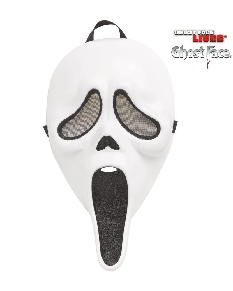 Ghost Face Black Glitter Damen Kostüm mit Maske