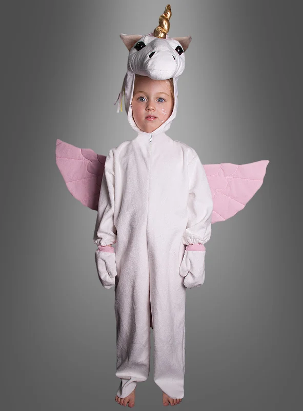 Zauberhaftes Plüsch Einhorn Kostüm deluxe