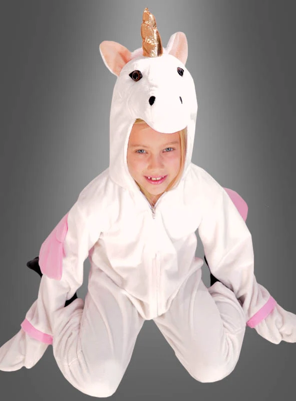 Zauberhaftes Plüsch Einhorn Kostüm deluxe