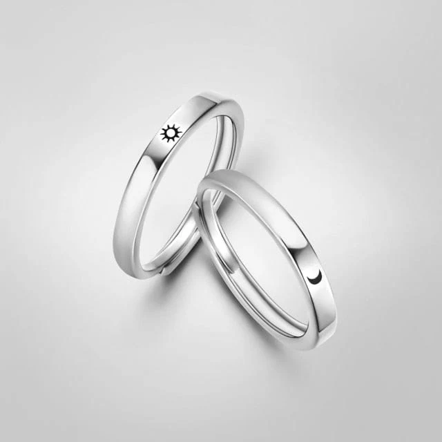 Duo-Ring Sonne Mond