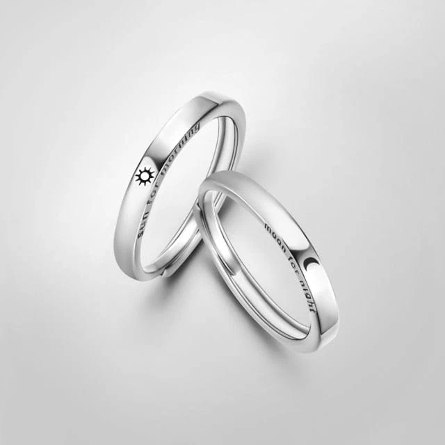 Duo-Ring Sonne Mond