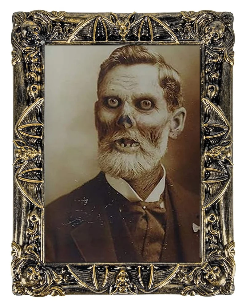 Grumpy Uncle Harold Hologram Portrait 50x39cm
