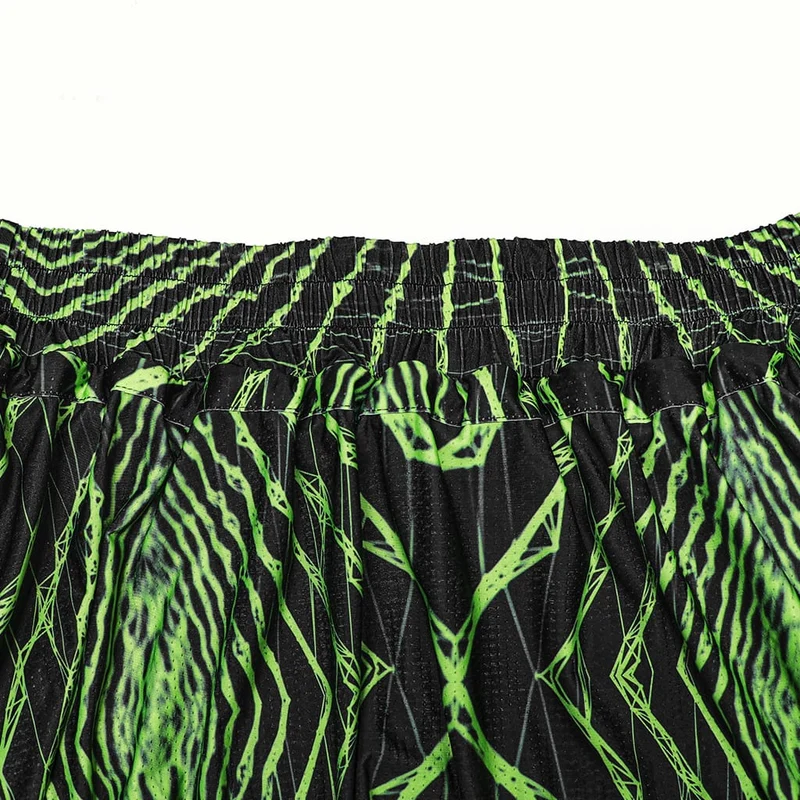 Punk Halo bedruckte Herren-Sagging-Hose, schwarz-grün