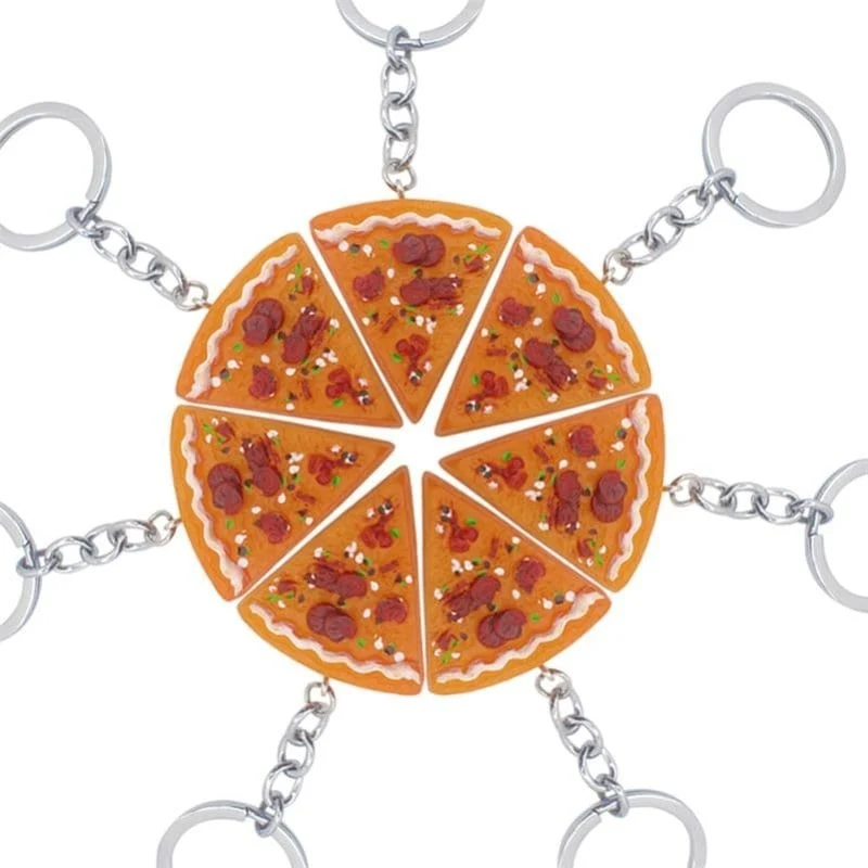 Schlüsselanhänger für 7 (Pizza)
