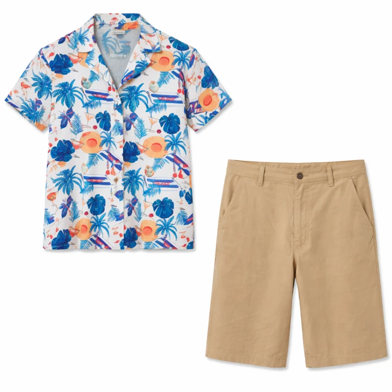 Hawaii Hemd Vater Sohn