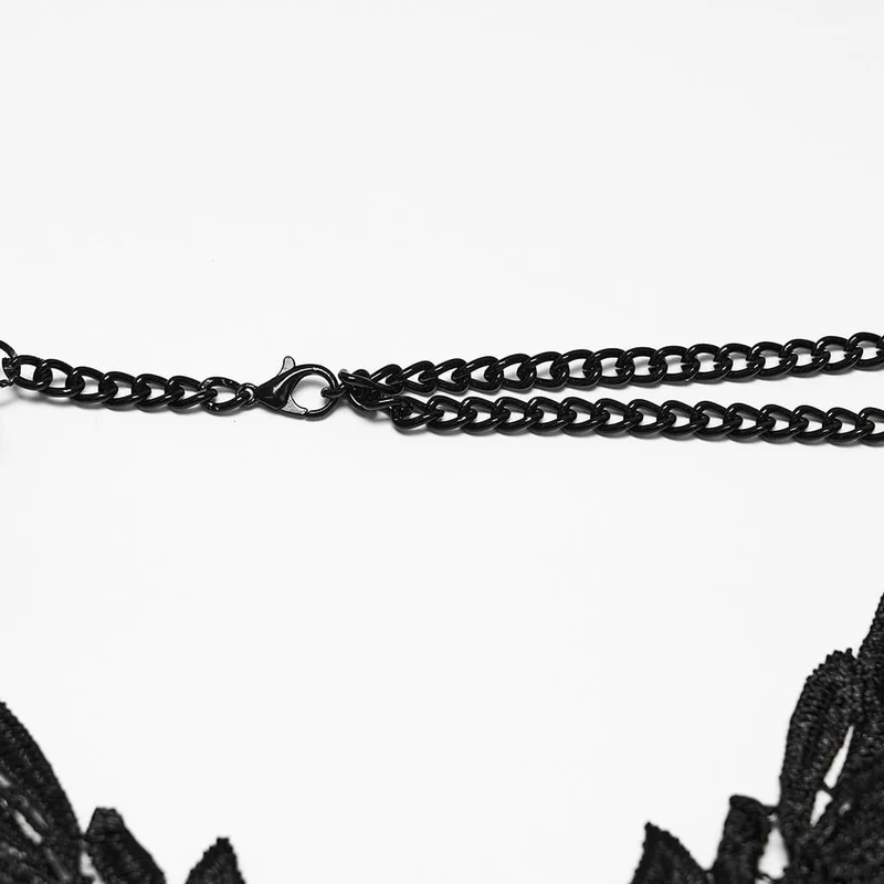 Gothic-Körpergeschirr für Damen mit mehreren Lagen und Totenkopfkette