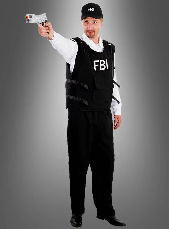 FBI Kostüm Herren Komplettkostüm