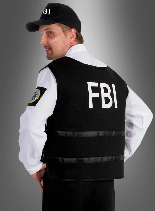 FBI Kostüm Herren Komplettkostüm