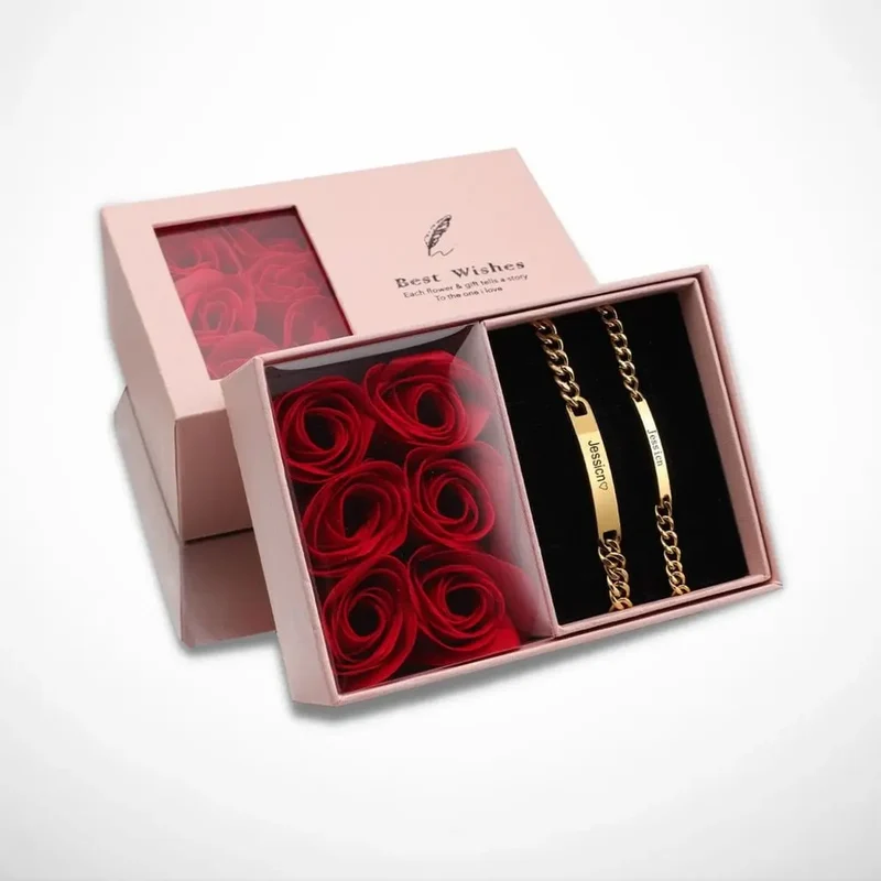 Coffret Bracelet Couple (Personnalisable)