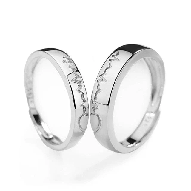 Herzschlag-Ring (Silber)
