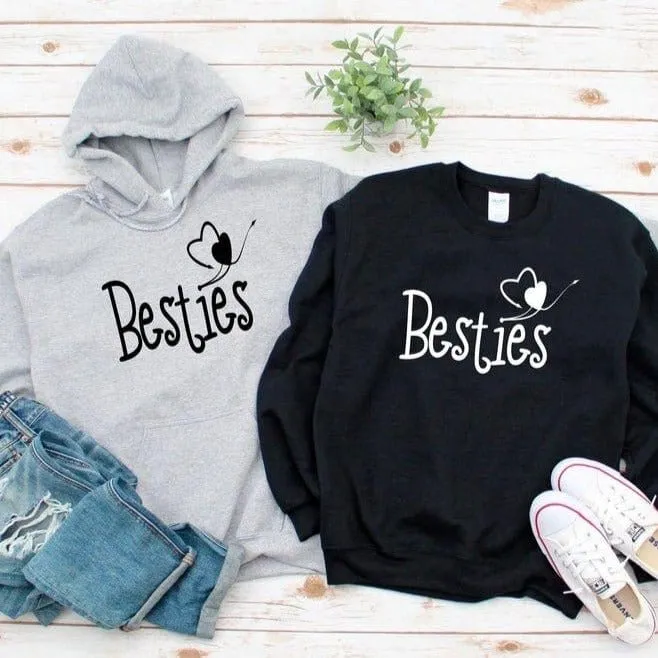 Sweatshirt Besties Herz