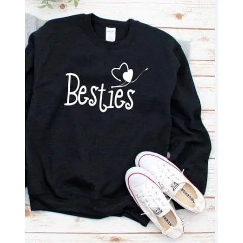Sweatshirt Besties Herz