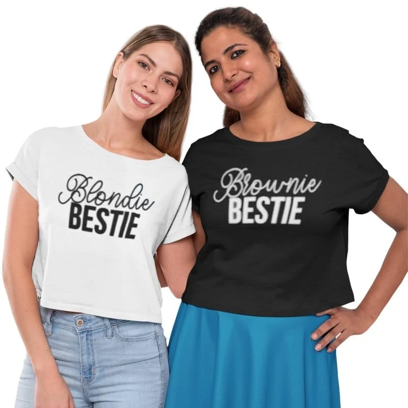 T-Shirt Frau Blonde Brown Bff