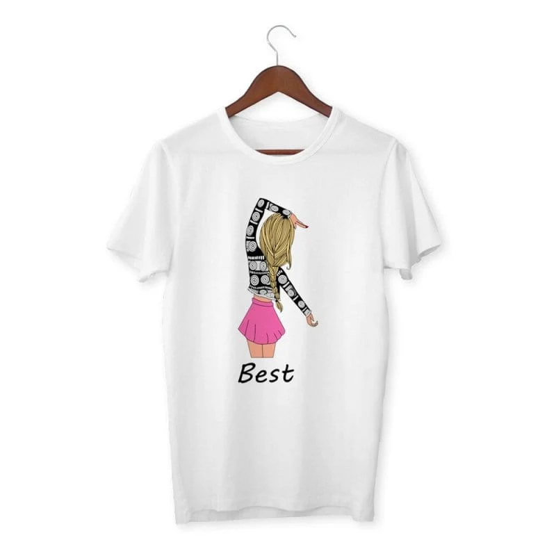 T-Shirt Beste Freundin Farbe