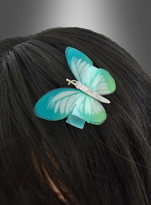 Haarclip Schmetterling mit Glitter