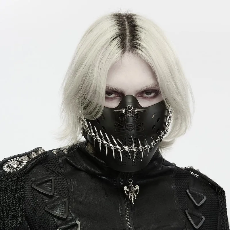 Unisex Punk Stachel-Kiefermaske