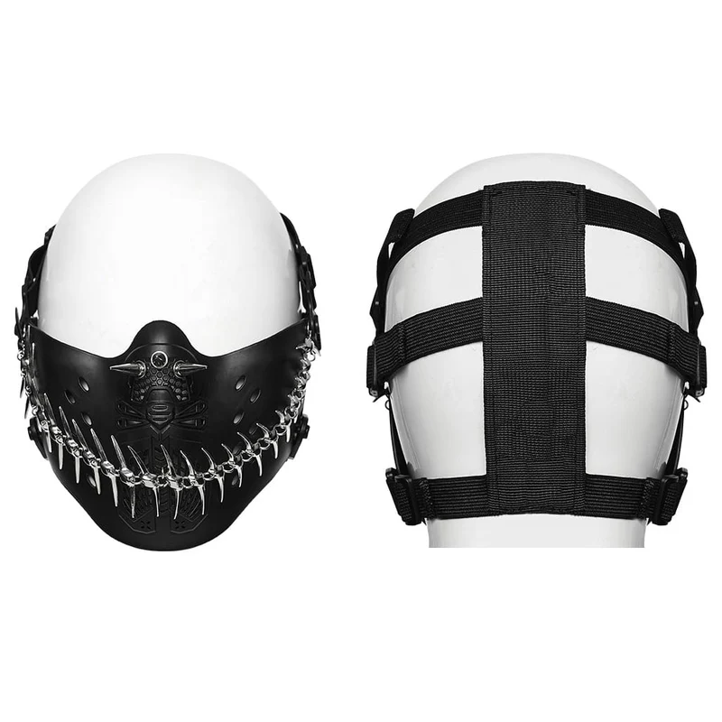 Unisex Punk Stachel-Kiefermaske